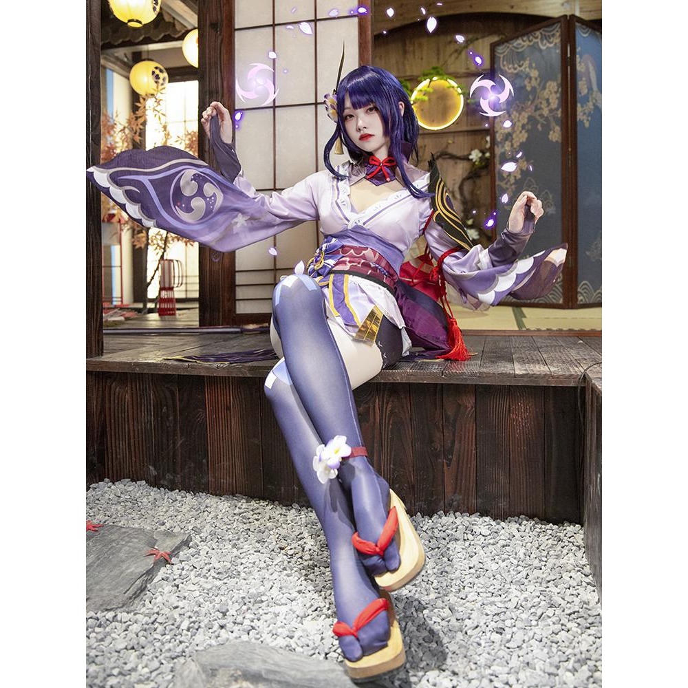 愛如潮水❤ 原神 雷電將軍 性感角色扮演 角色誘惑 情趣內衣 cosplay-細節圖2
