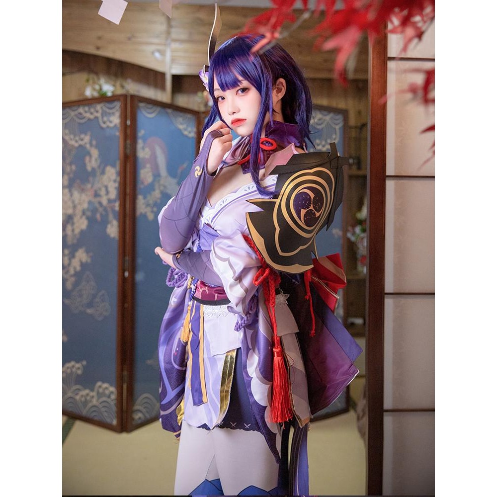 愛如潮水❤ 原神 雷電將軍 性感角色扮演 角色誘惑 情趣內衣 cosplay-細節圖3