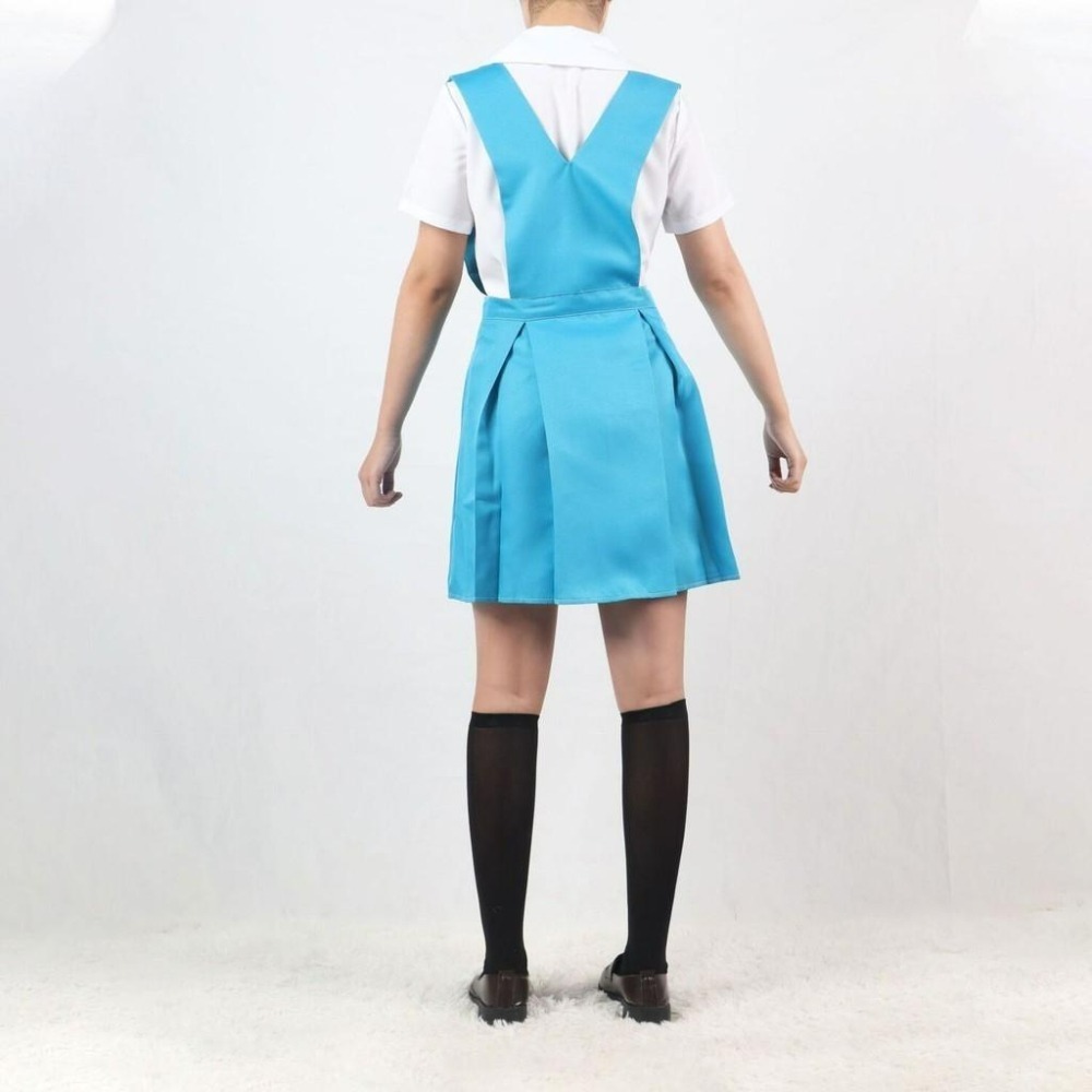 beer動漫屋♫ 新世紀福音戰士 校服 綾波零 明日香 動漫 cosplay-細節圖2