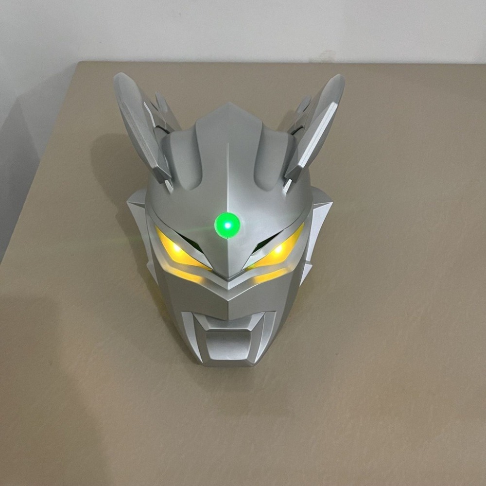 現貨｜奧特曼頭套 迪咖頭盔 節日角色 塞羅奧特曼頭盔 鹹蛋超人 兒童成人扮演穿戴COS可發光 cosplay-細節圖2
