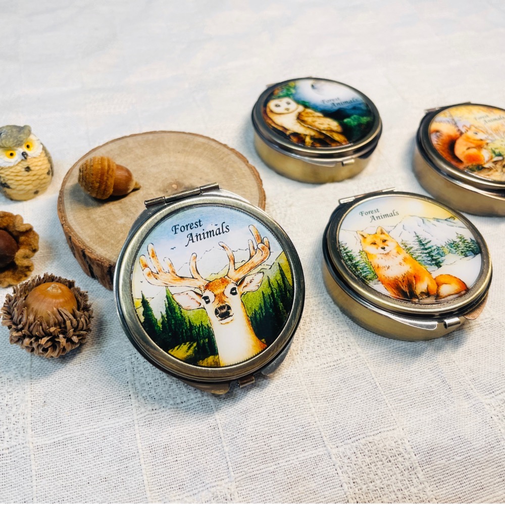 原創森林動物—古銅飾品珠寶盒-細節圖2
