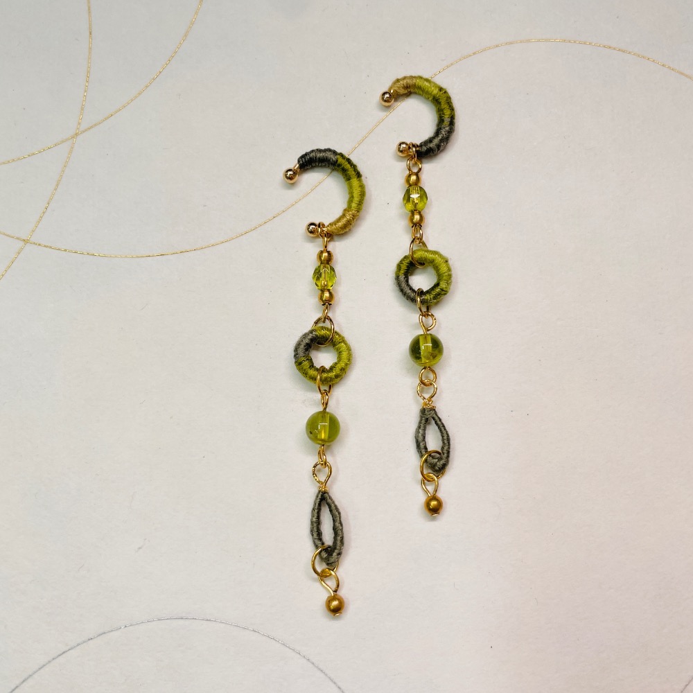 水晶纏繞編織耳骨夾（單支）-規格圖8