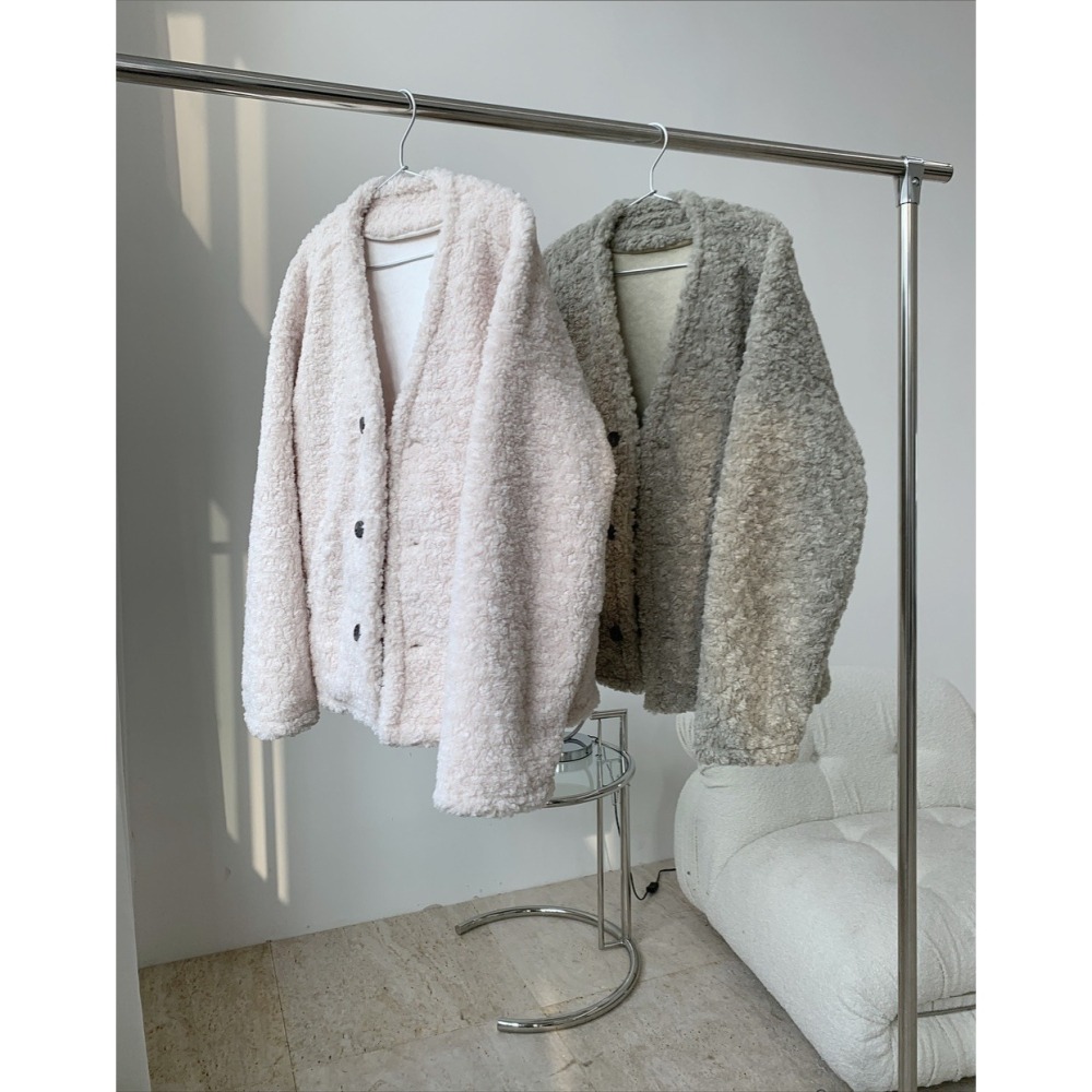 小綿羊羔羊絨外套-細節圖4