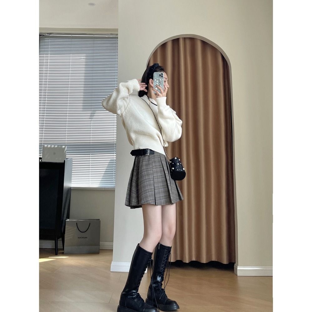 泡泡袖針織毛衣-細節圖2