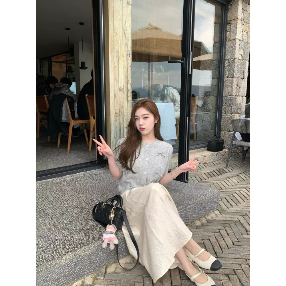 閃閃蝴蝶結上衣-三色｜TIAMTIAM-細節圖5