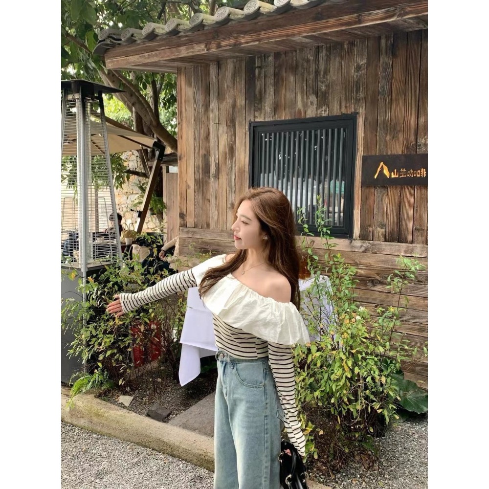 波浪珠光上衣-三色｜TIAMTIAM-細節圖11