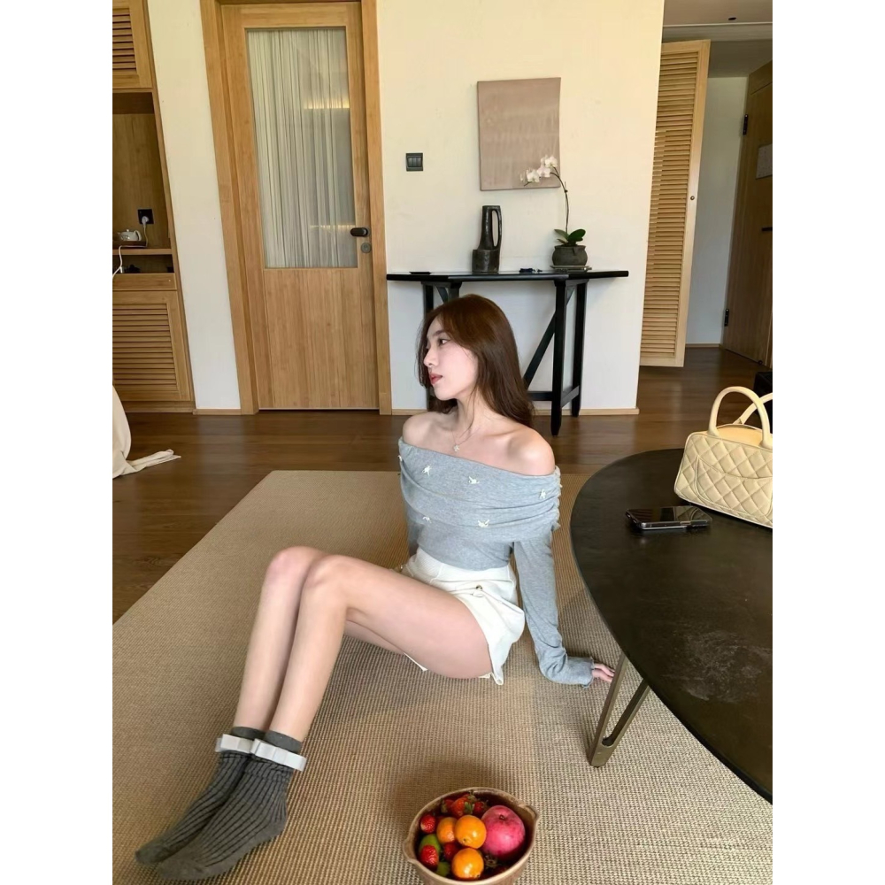 蝴蝶結皺褶上衣-三色｜TIAMTIAM-細節圖4