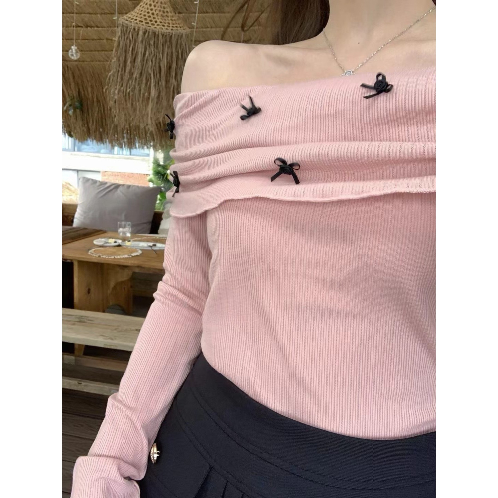 蝴蝶結皺褶上衣-三色｜TIAMTIAM-細節圖8