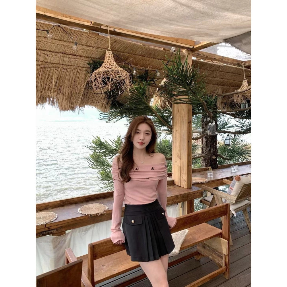 蝴蝶結皺褶上衣-三色｜TIAMTIAM-細節圖11