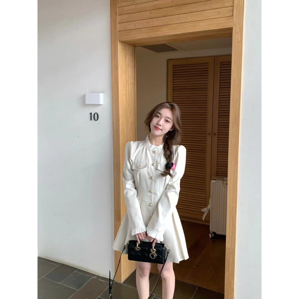 花邊小立領洋裝-三色｜TIAMTIAM-細節圖7