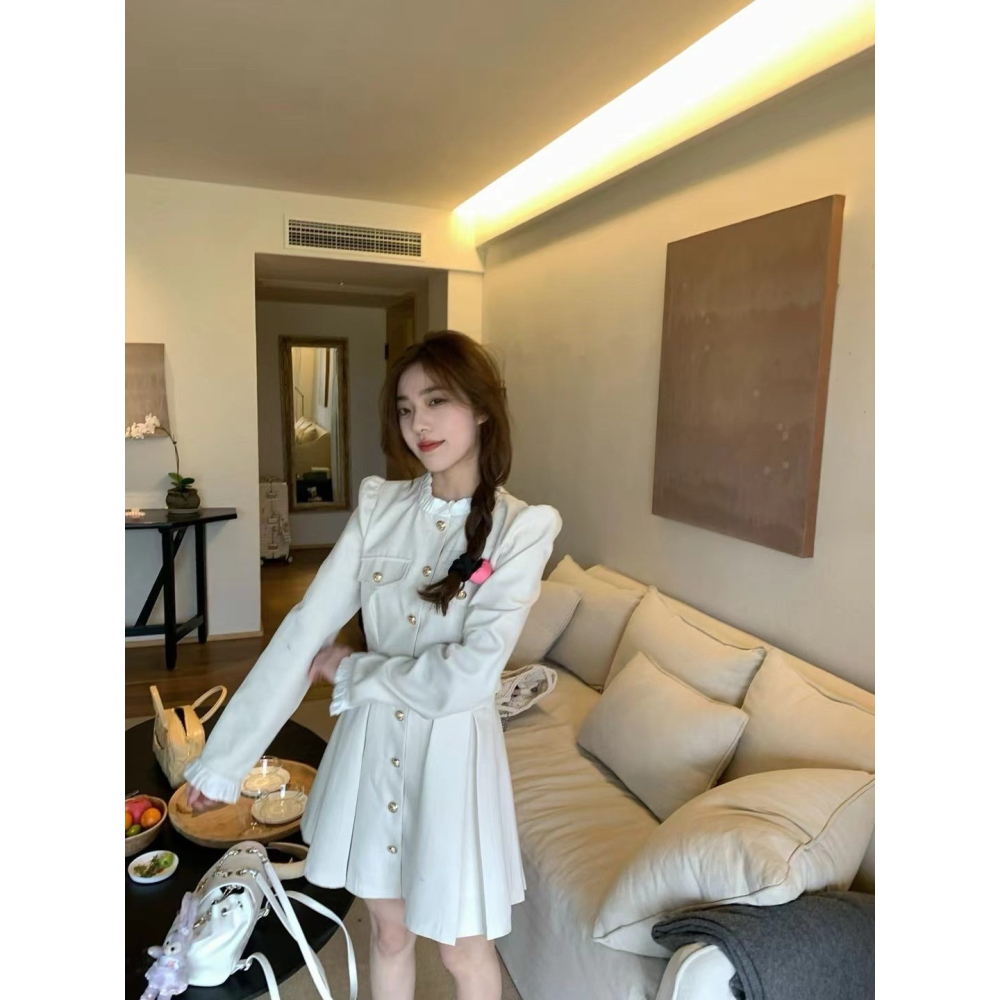 花邊小立領洋裝-三色｜TIAMTIAM-細節圖8