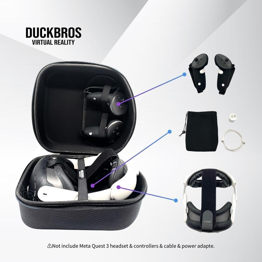 VR改裝收納包 Meta Oculus Quest 3/2 適KIWI頭戴/BOBOVR M2/唯美特/Pico4-細節圖3