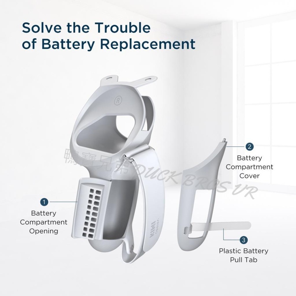 現貨 KIWI電池開孔設計 VR手柄保護套(電池方便更換) 適用Meta Oculus Quest 2 另有防撞環-細節圖7