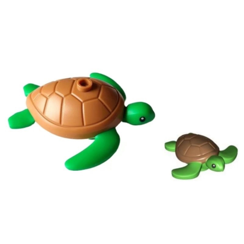 ￼樂高 LEGO 60377 城市系列 海底探險 新版 大小海龜 亮綠色 大海龜 小海龜 全新
