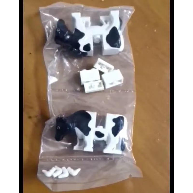 樂高 LEGO 乳牛 牛（7637 64452pb02c01）全新-細節圖2