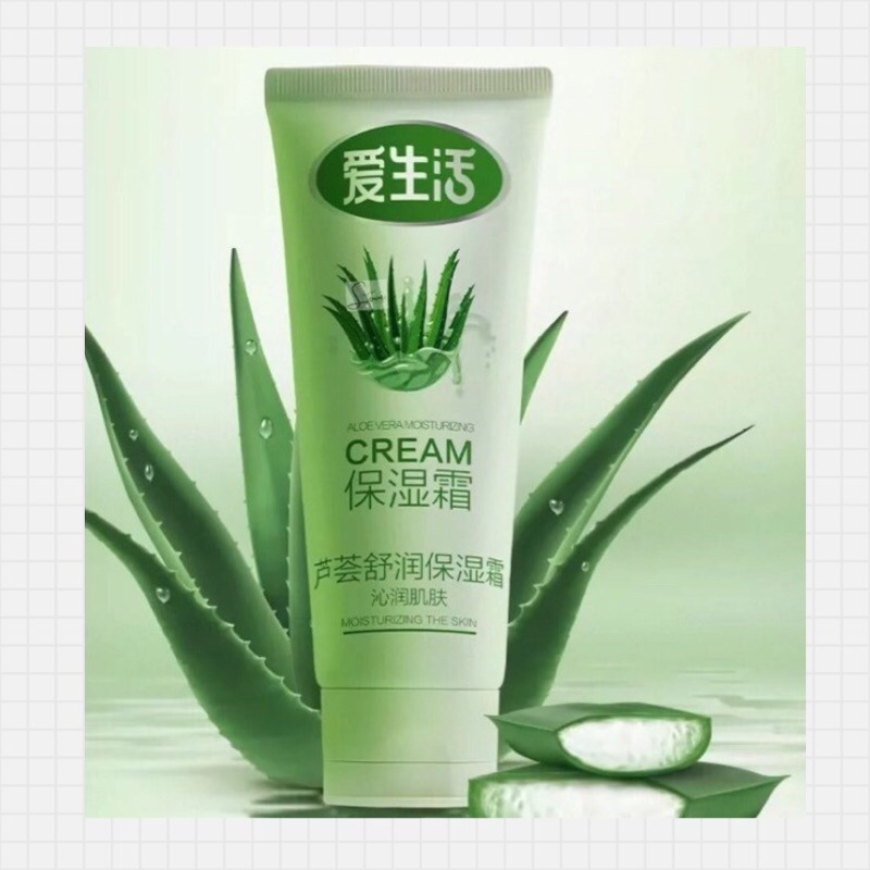 愛生活蘆薈舒潤保濕霜85g