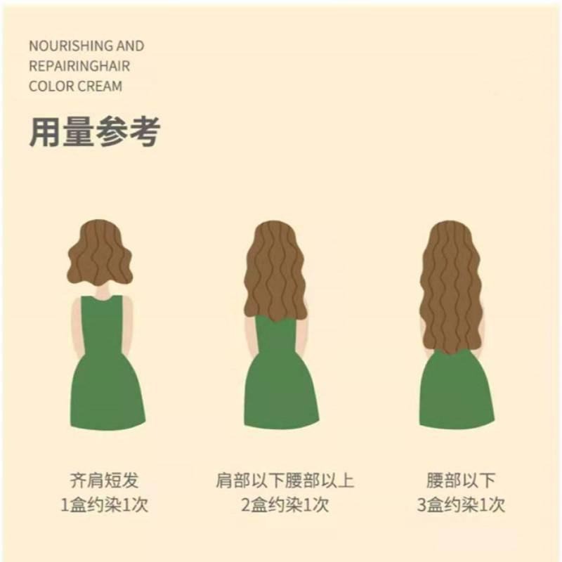 【免運】綠葉卡麗施多愛修護染髮霜天然植物配方不刺激一洗黑泡沫染髮膏劑 【24H寄出】-細節圖8