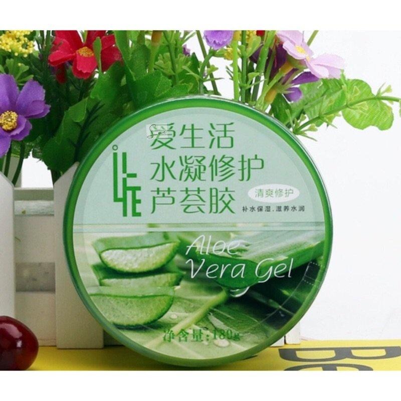 【綠葉 】 愛生活 水凝修護蘆薈凝膠180g-細節圖3