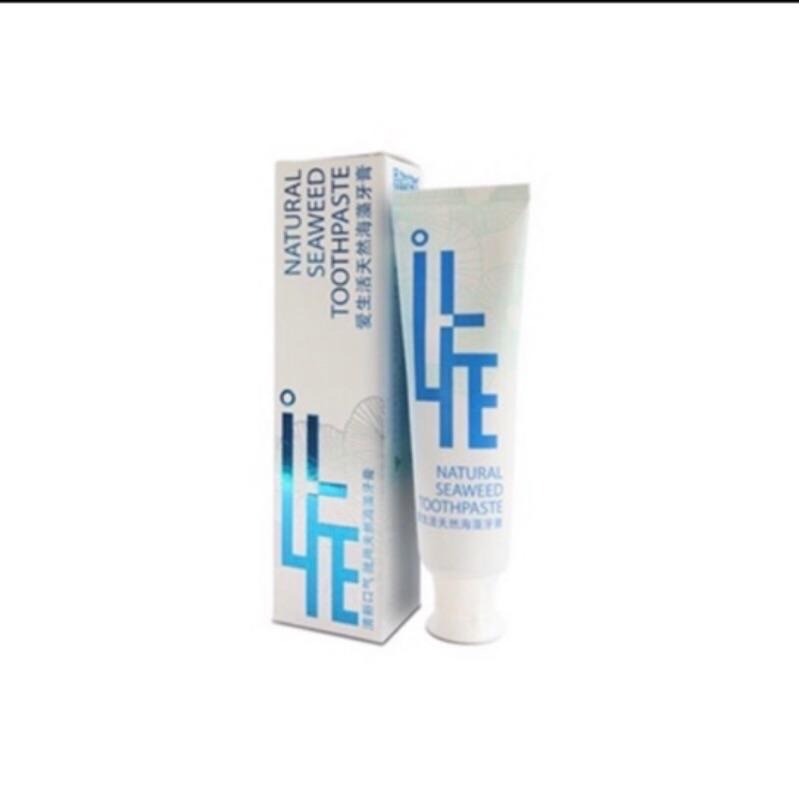 【綠葉】愛生活 天然海藻牙膏-細節圖2
