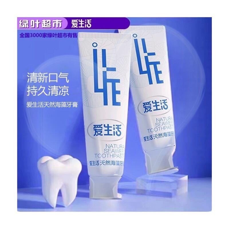 【綠葉】愛生活 天然海藻牙膏-細節圖3