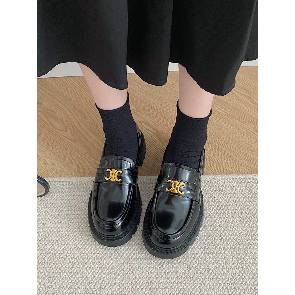 Beneddy 凱旋門厚底小皮鞋-細節圖3