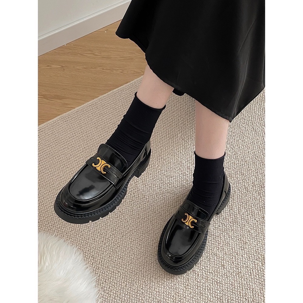 Beneddy 凱旋門厚底小皮鞋-細節圖4