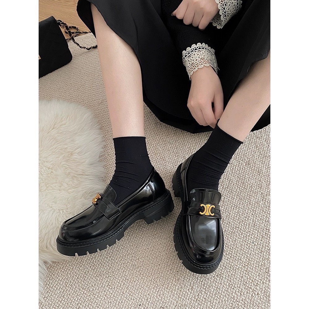 Beneddy 凱旋門厚底小皮鞋-細節圖5