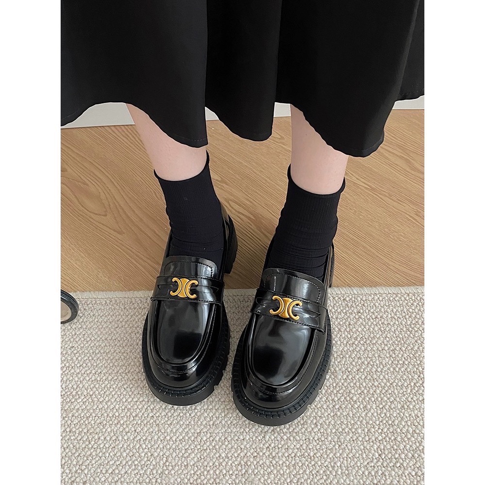 Beneddy 凱旋門厚底小皮鞋-細節圖6