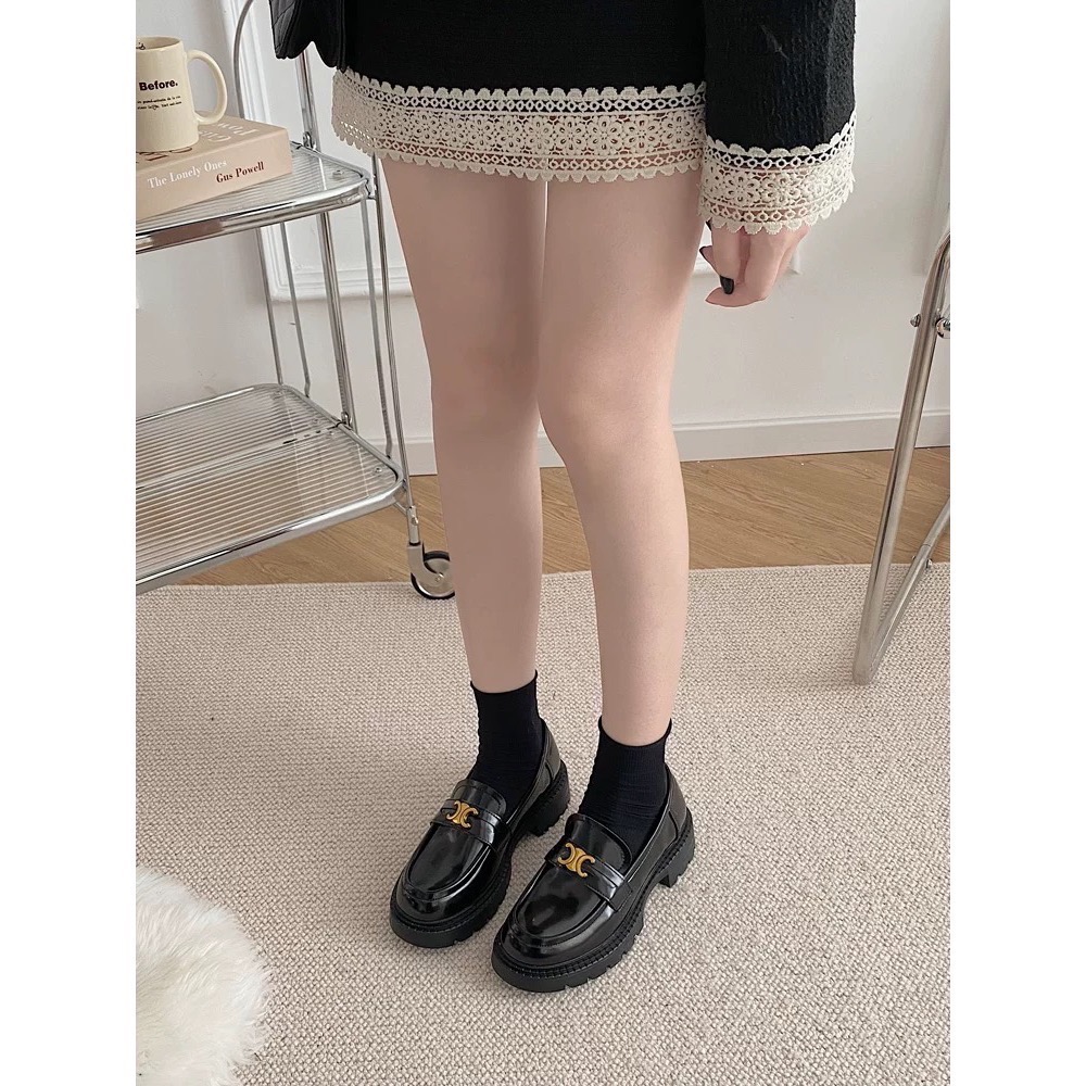 Beneddy 凱旋門厚底小皮鞋-細節圖8