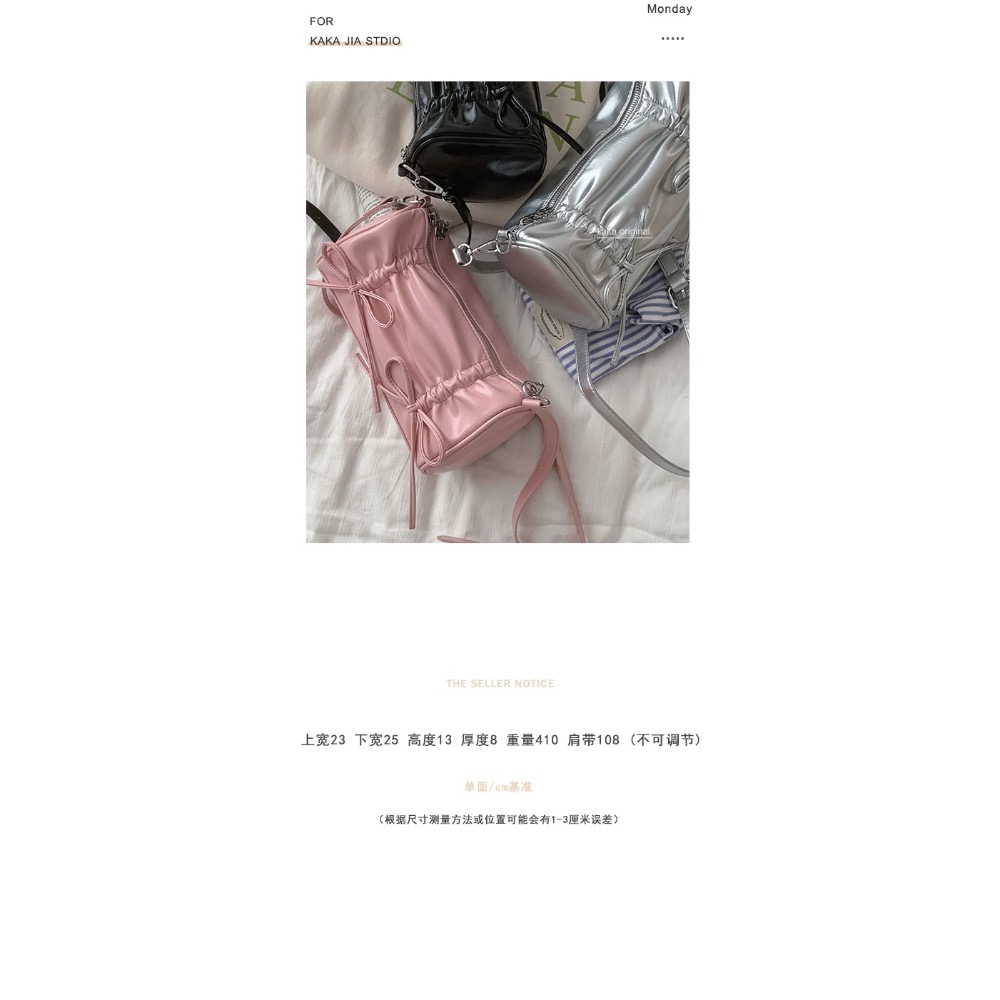 Beneddy🎀甜美蝴蝶結 ིྀ枕頭包包/腋下包-細節圖11