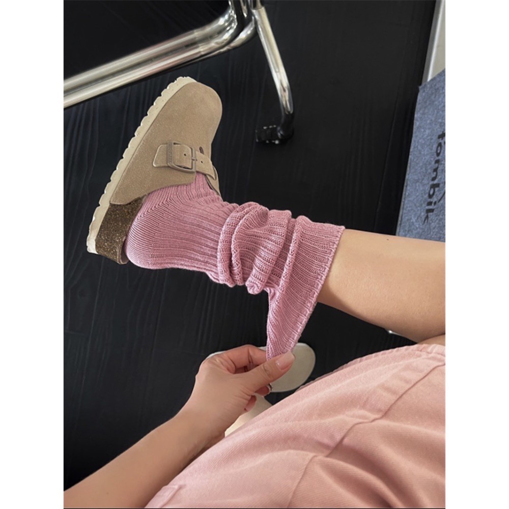 簡約百搭堆堆韓系襪子-細節圖7