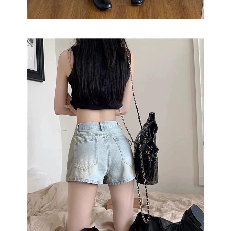 韓國超顯瘦A字不規則綁帶褲裙-細節圖9