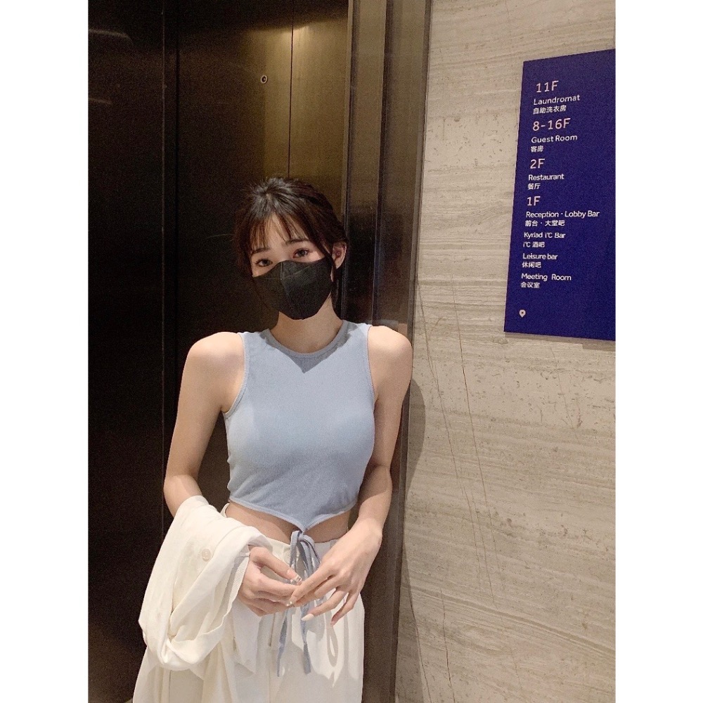 小辣綁帶背心#帶胸墊🐻-細節圖8