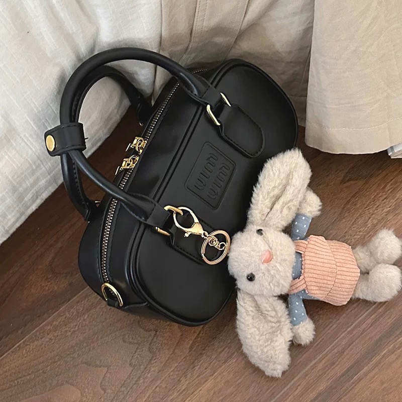 miu復古手提保齡球包-細節圖10