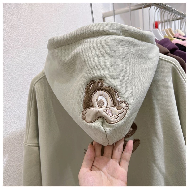 韓國休閒寬鬆奇奇蒂蒂帽tee-細節圖2