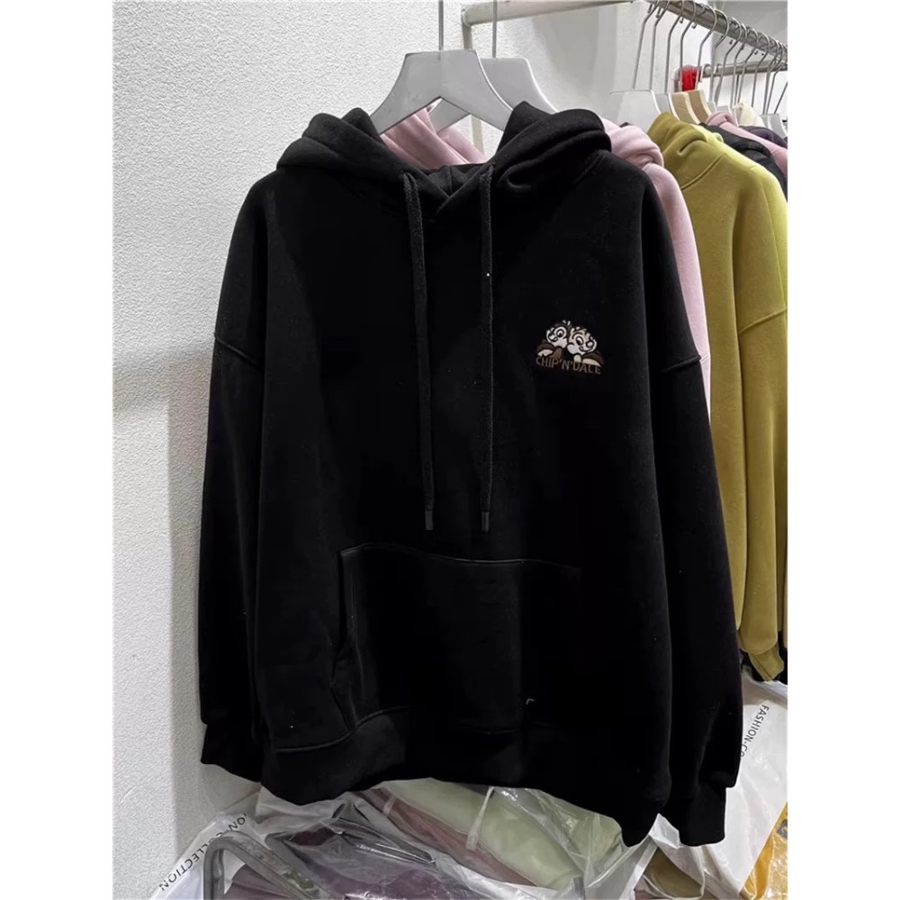 韓國休閒寬鬆奇奇蒂蒂帽tee-細節圖6