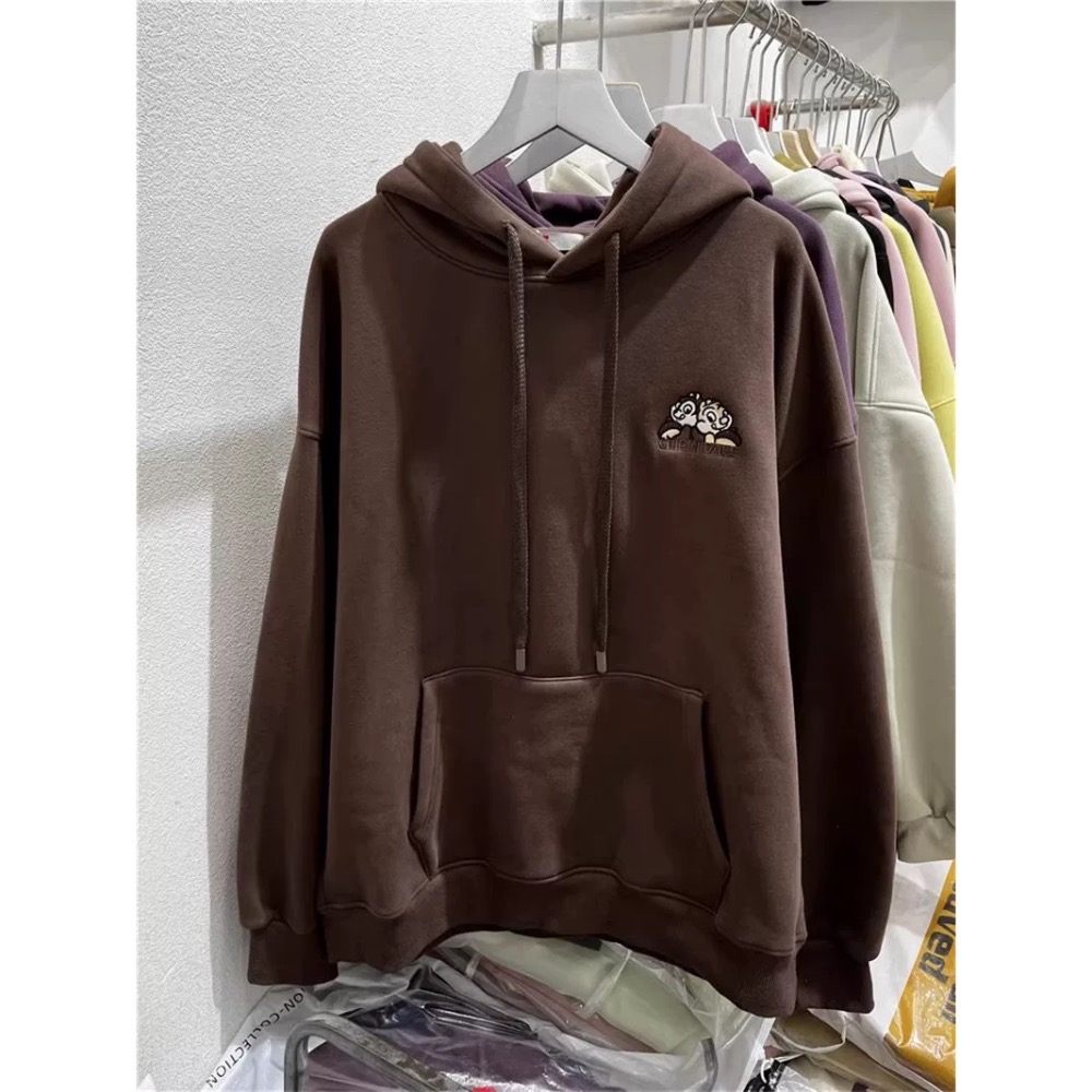 韓國休閒寬鬆奇奇蒂蒂帽tee-細節圖7