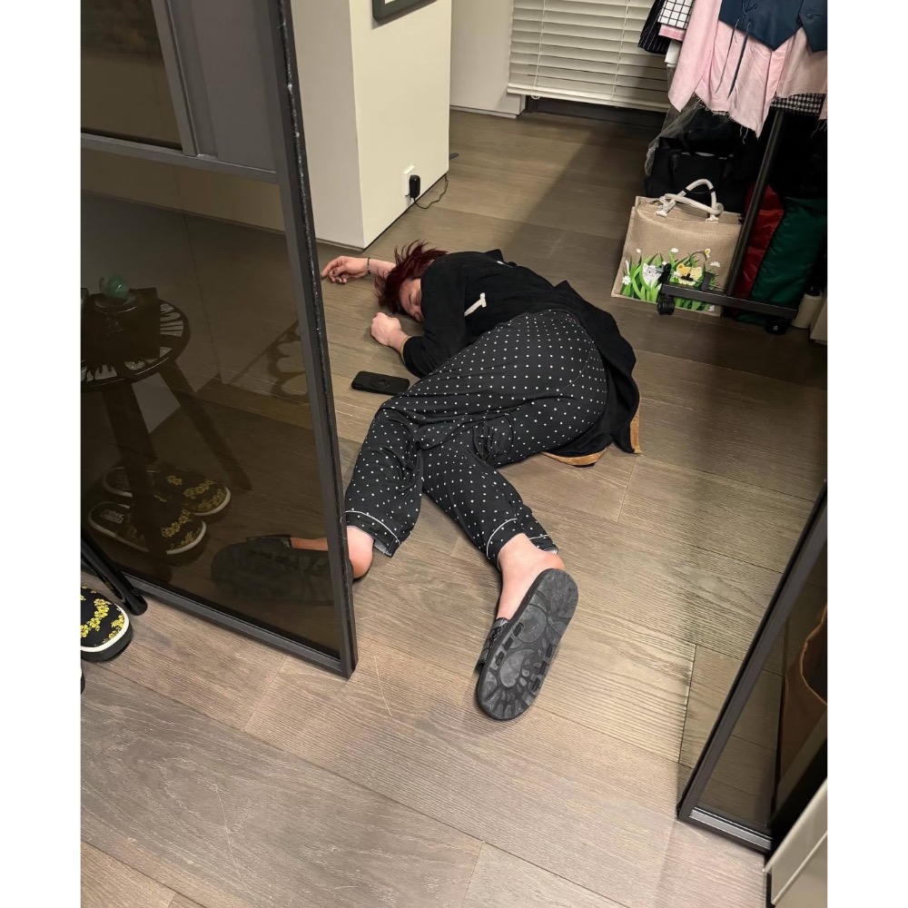 #GD同款 法式高級波點冰絲長袖睡衣長褲套裝-細節圖2