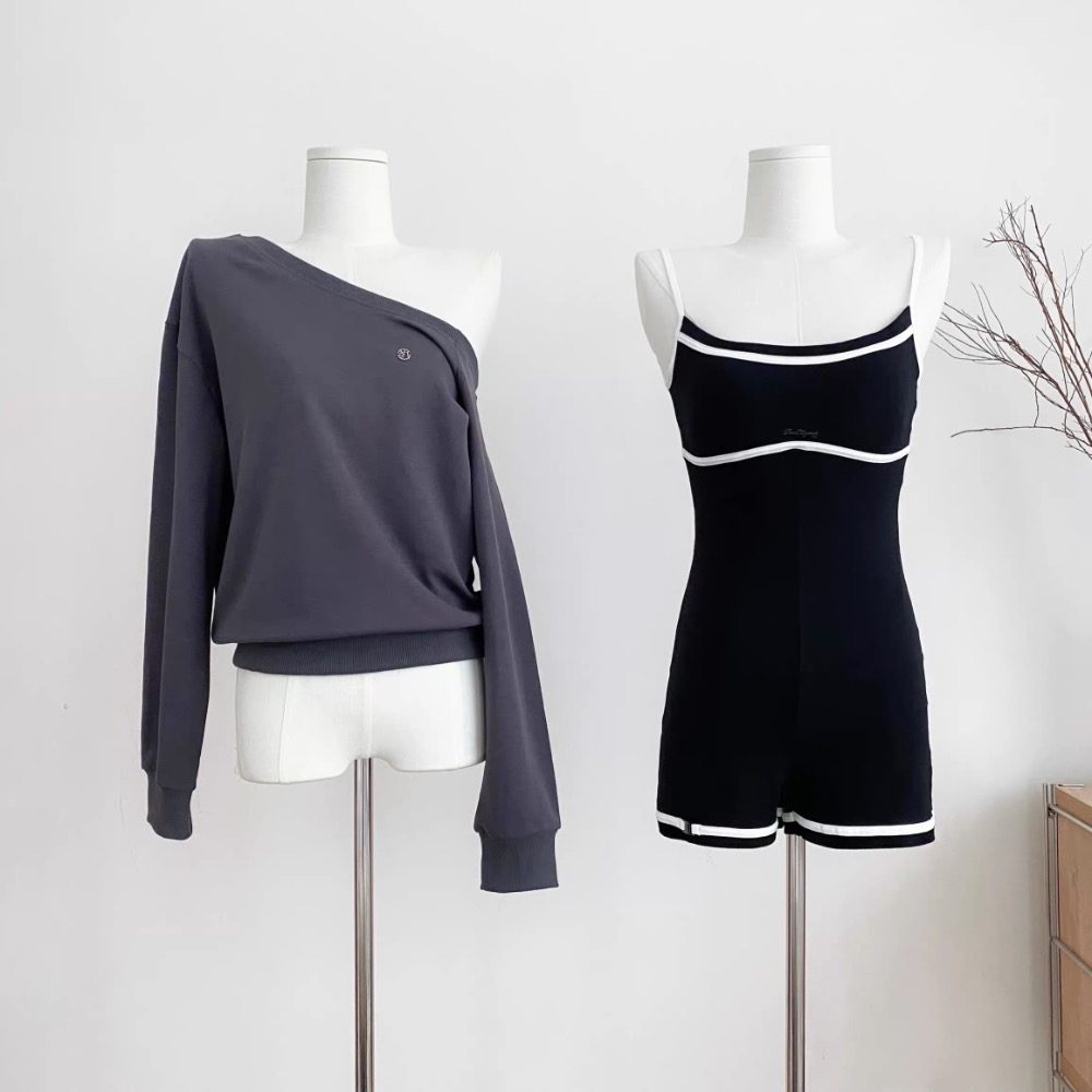 #許我耀眼 ✨#趙露思同款  美式復古斜肩大學tee-細節圖8