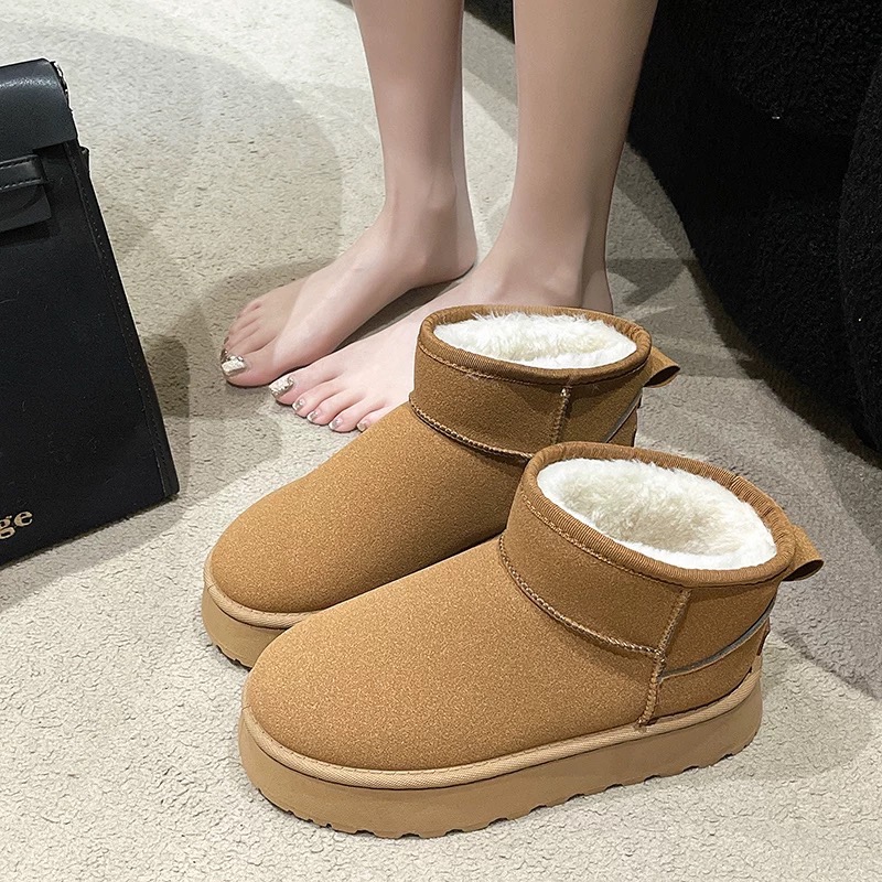 保暖厚底雪地靴-細節圖4