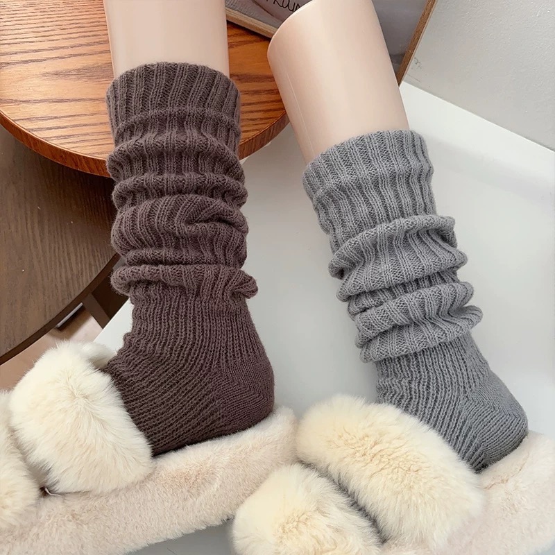 百搭#必備的堆堆襪！針織襪 #踩腳襪-細節圖2