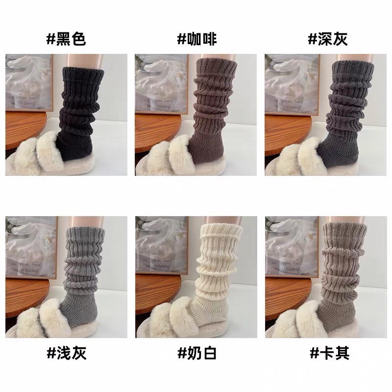 百搭#必備的堆堆襪！針織襪 #踩腳襪-細節圖11