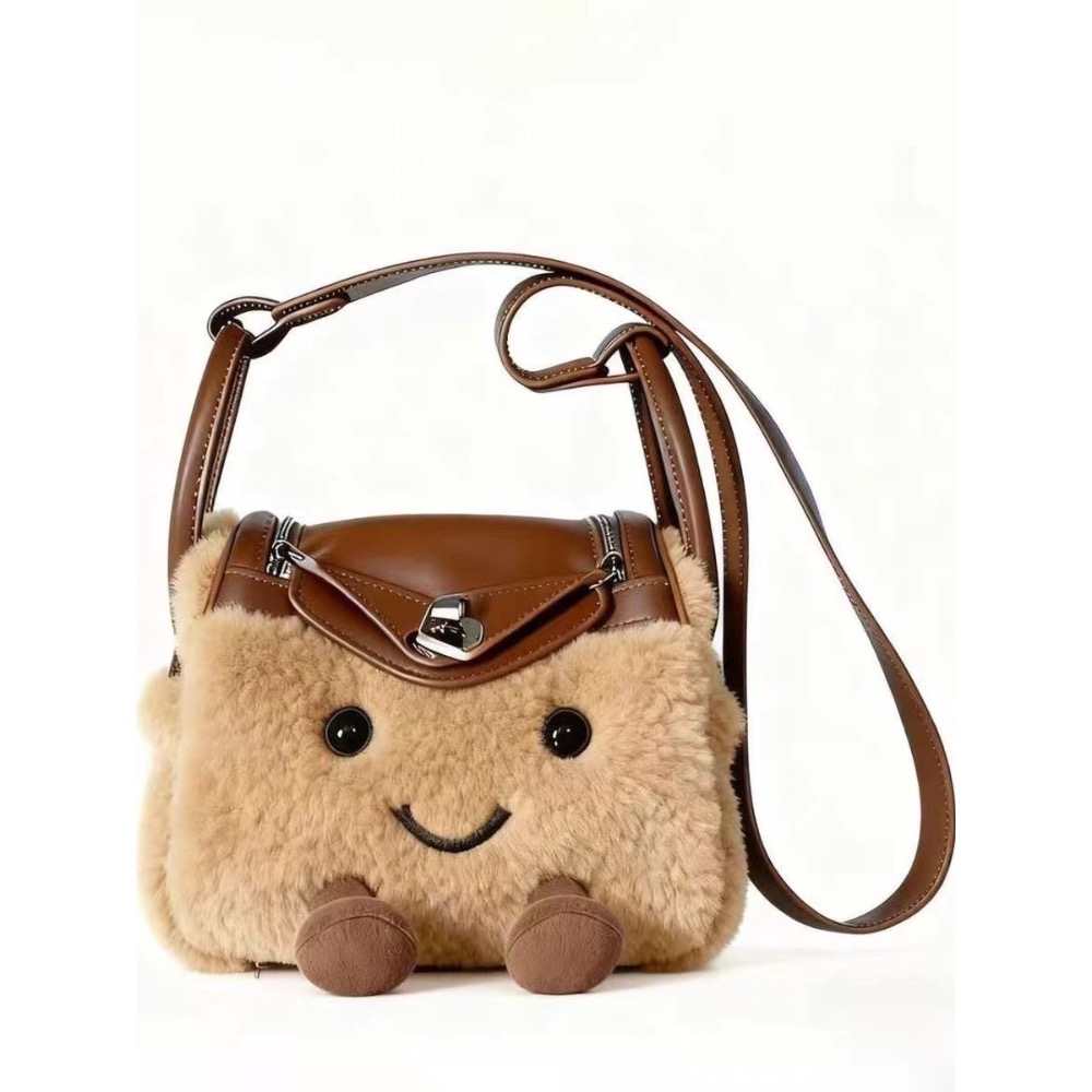 可愛卡通毛絨絨MINI包-細節圖4