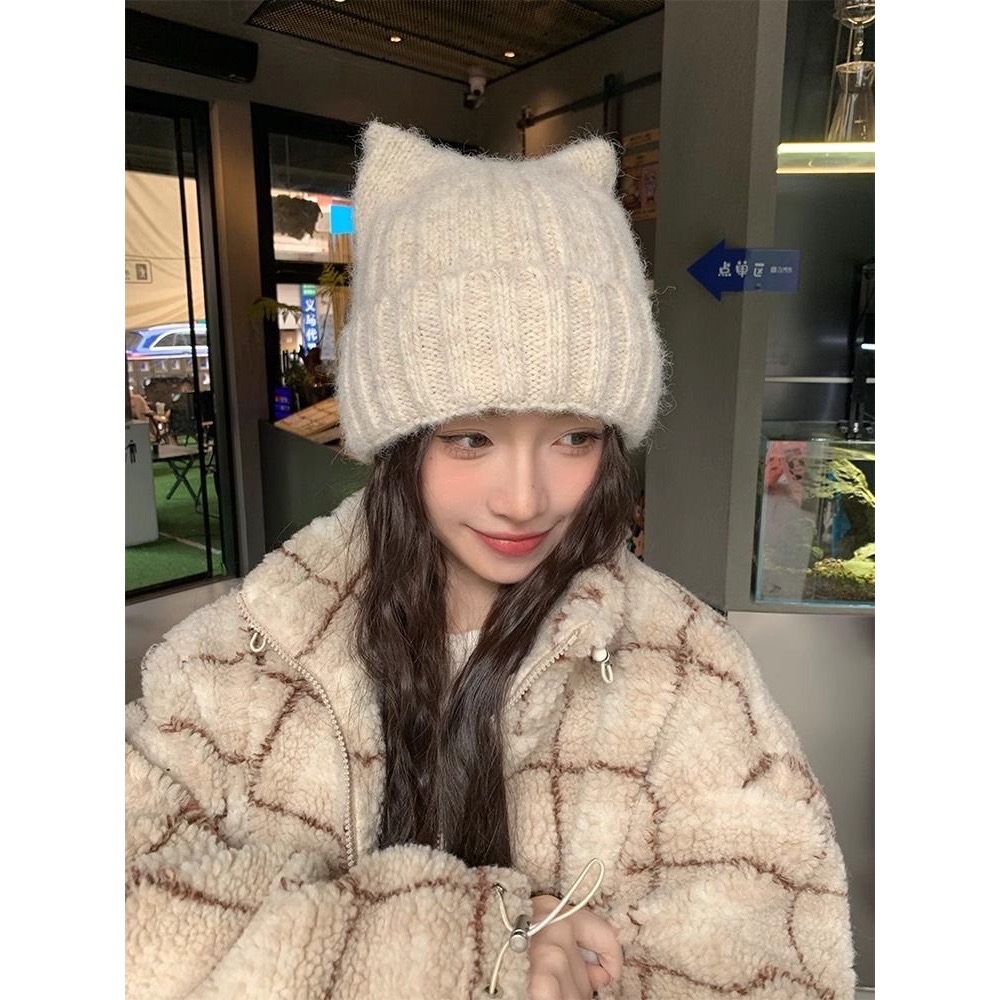 可愛♡貓咪耳朵毛帽-細節圖4