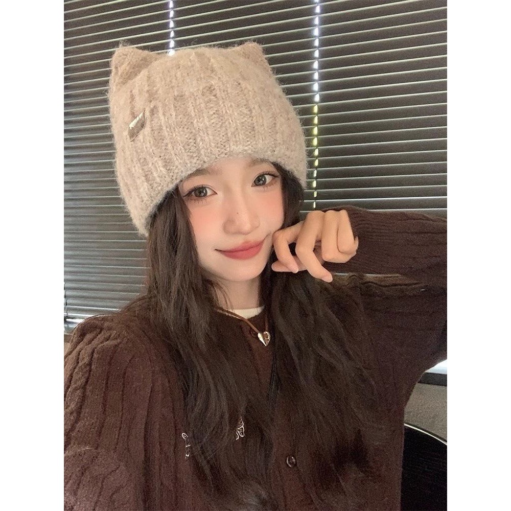 可愛♡貓咪耳朵毛帽-細節圖5