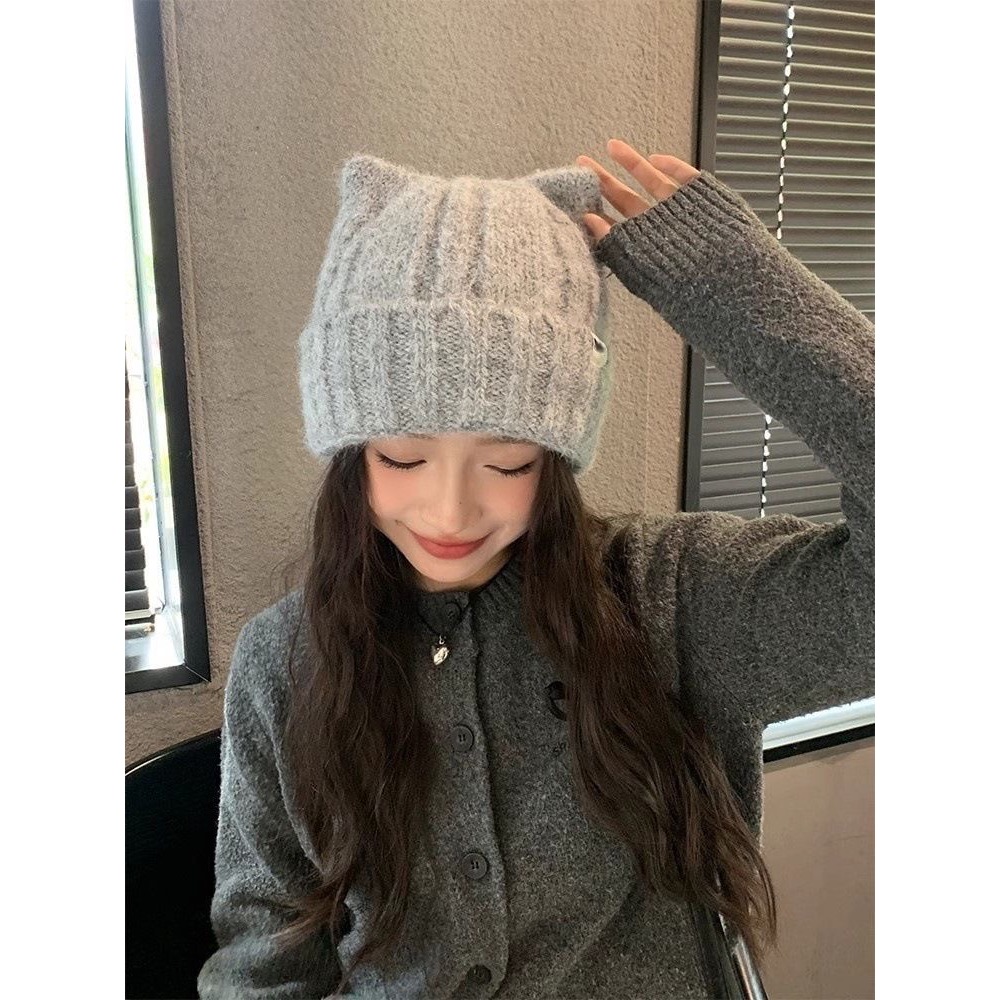 可愛♡貓咪耳朵毛帽-細節圖6