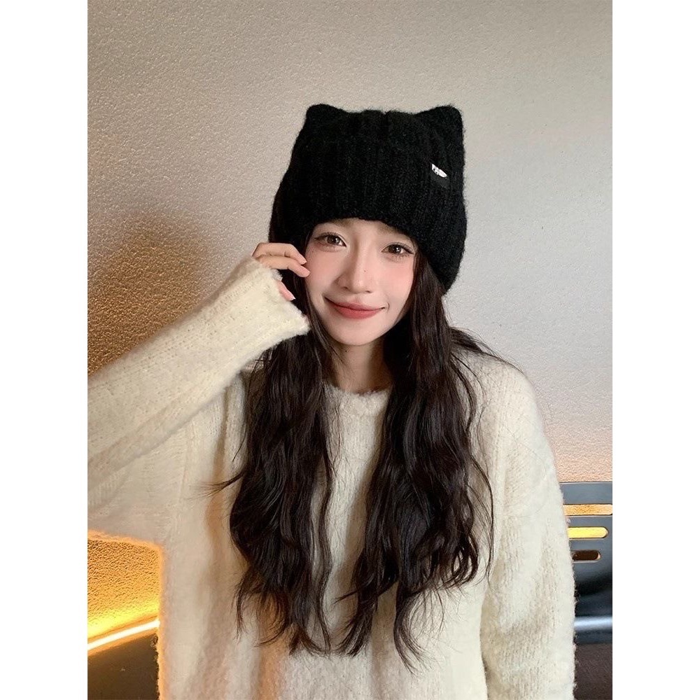 可愛♡貓咪耳朵毛帽-細節圖2