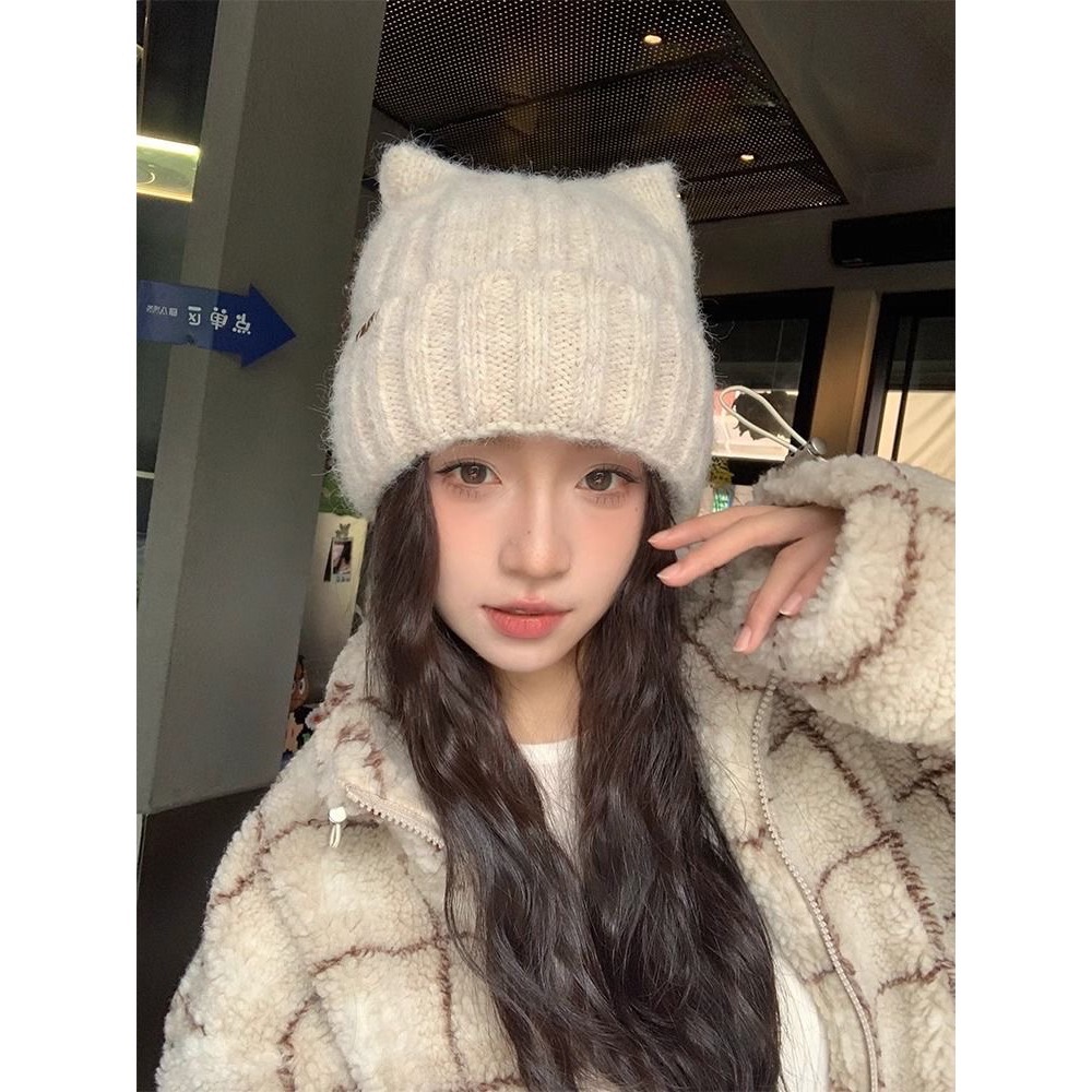 可愛♡貓咪耳朵毛帽-細節圖3