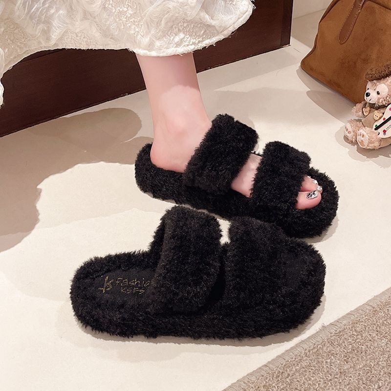 泰迪熊毛茸茸拖鞋-細節圖3