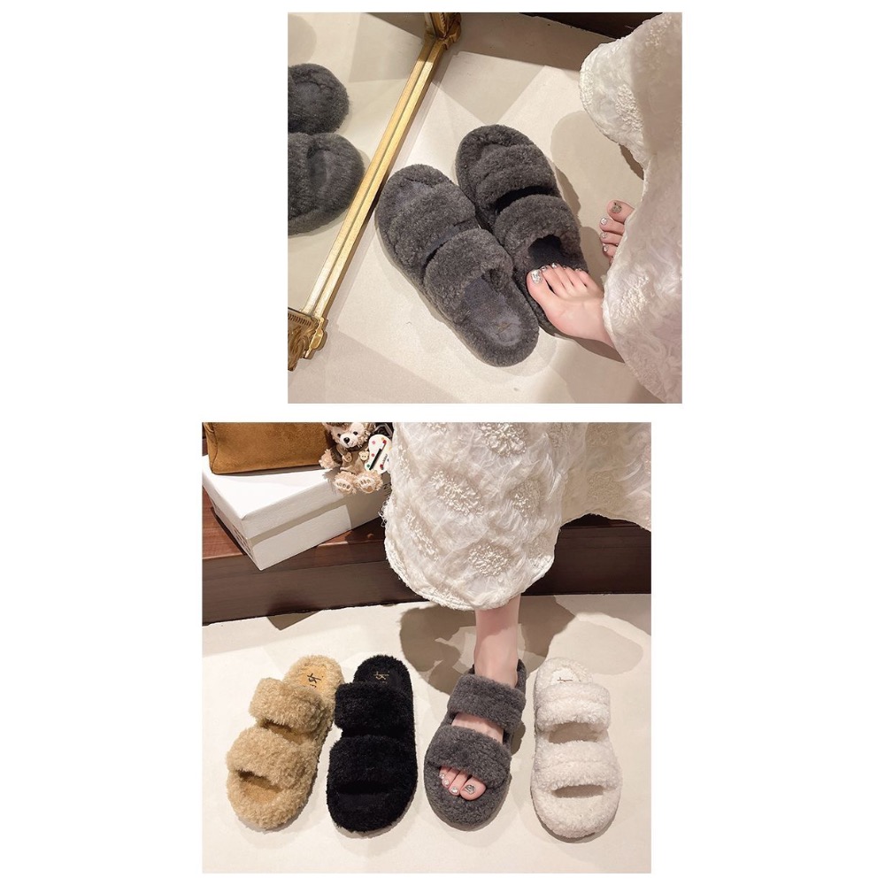 泰迪熊毛茸茸拖鞋-細節圖8